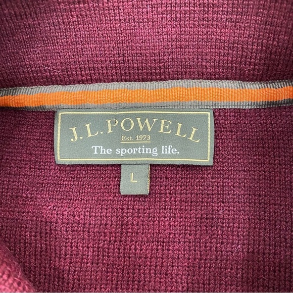 J.L. Powell The Sporting Life Men’s Alpaca blend zip up jacket Sz Large - Picture 5 of 6